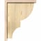 Ekena Millwork Ridgewood Rough Sawn Corbel w/Backplate, Douglas Fir, 6"W x 14"D x 18"H COR06X14X18RID01RDF - alternate 3